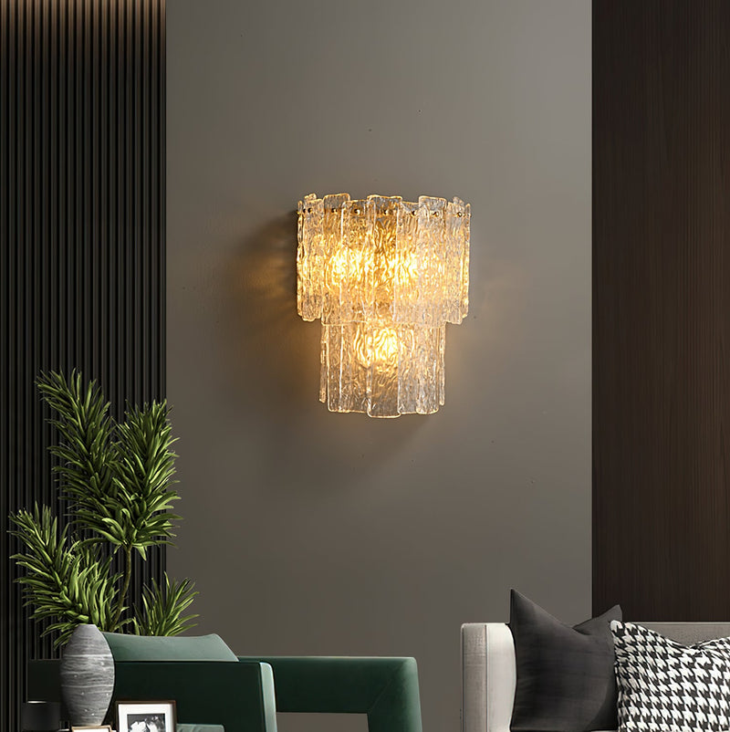 Almeria Glass Wall Light