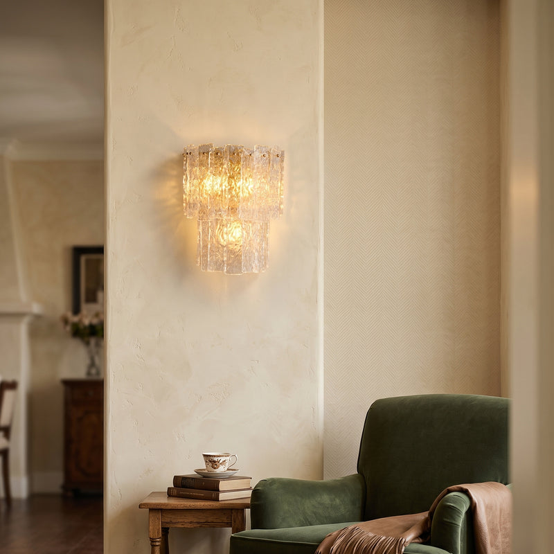 Almeria Glass Wall Light