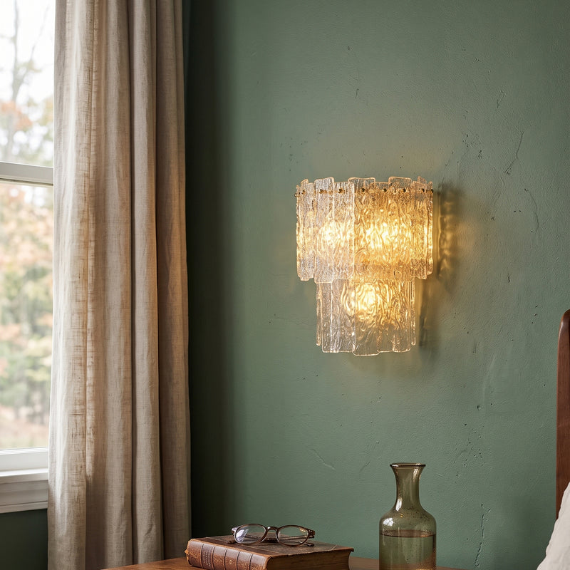 Almeria Glass Wall Light
