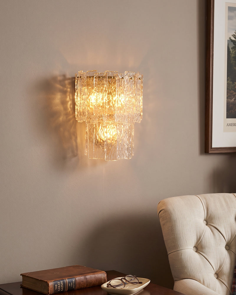 Almeria Glass Wall Light