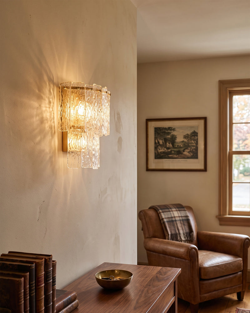 Almeria Glass Wall Light