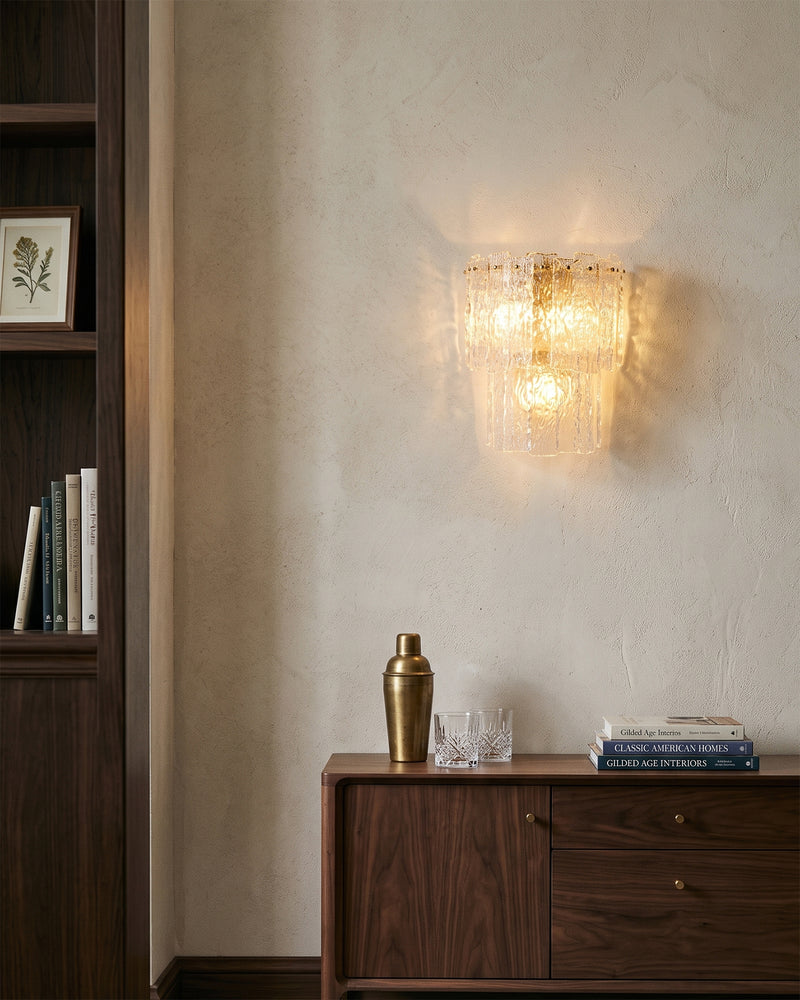 Almeria Glass Wall Light