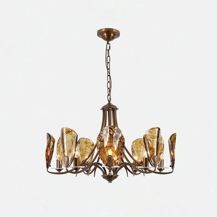 Amber Shell Chandelier