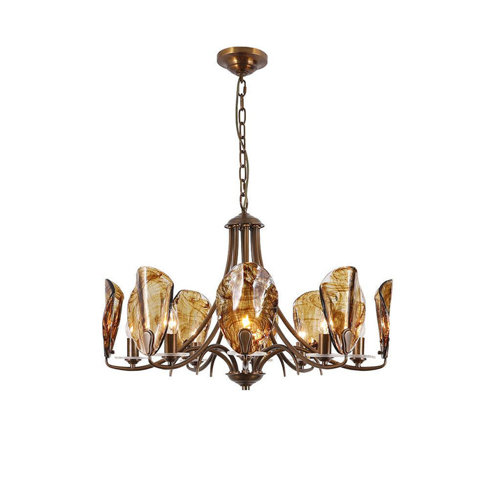 Amber Shell Chandelier