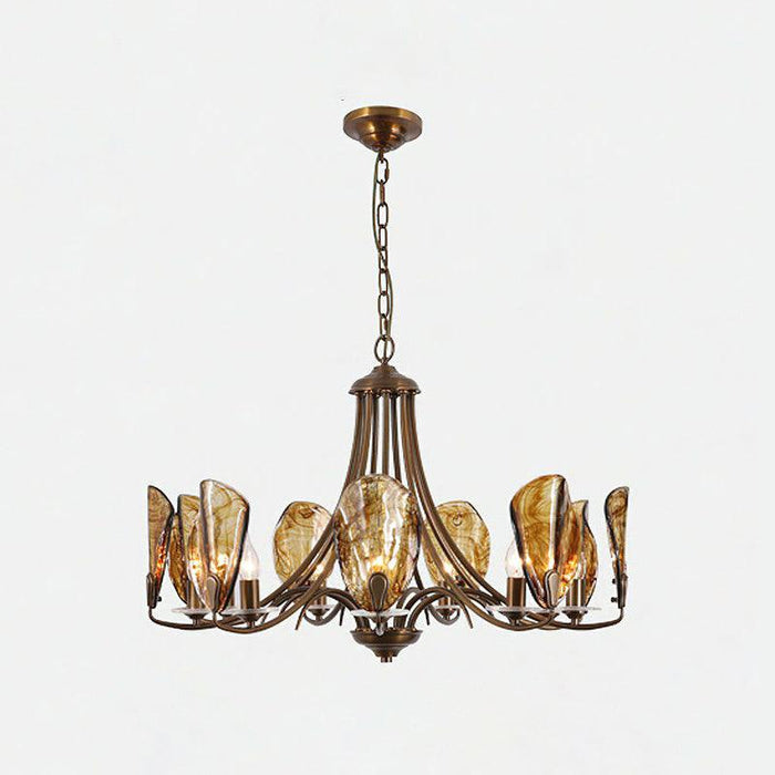 Amber Shell Chandelier