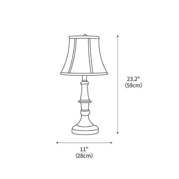 Ambrosia Metal Table Lamp 11" – detail 3