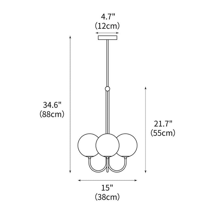 Angle Chandelier – detail 3