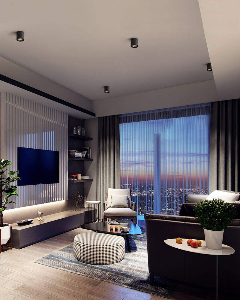 Anti-glare Nordic Surface Mounted Spotlight 3.9"