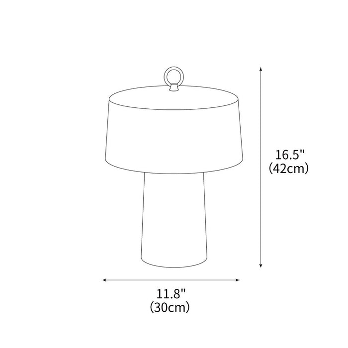 Aogashima Table Lamp 11.8"