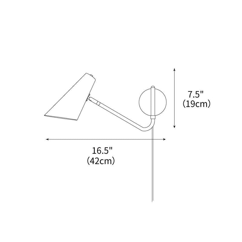 Apex Plug-in Wall Lamp 16.5"