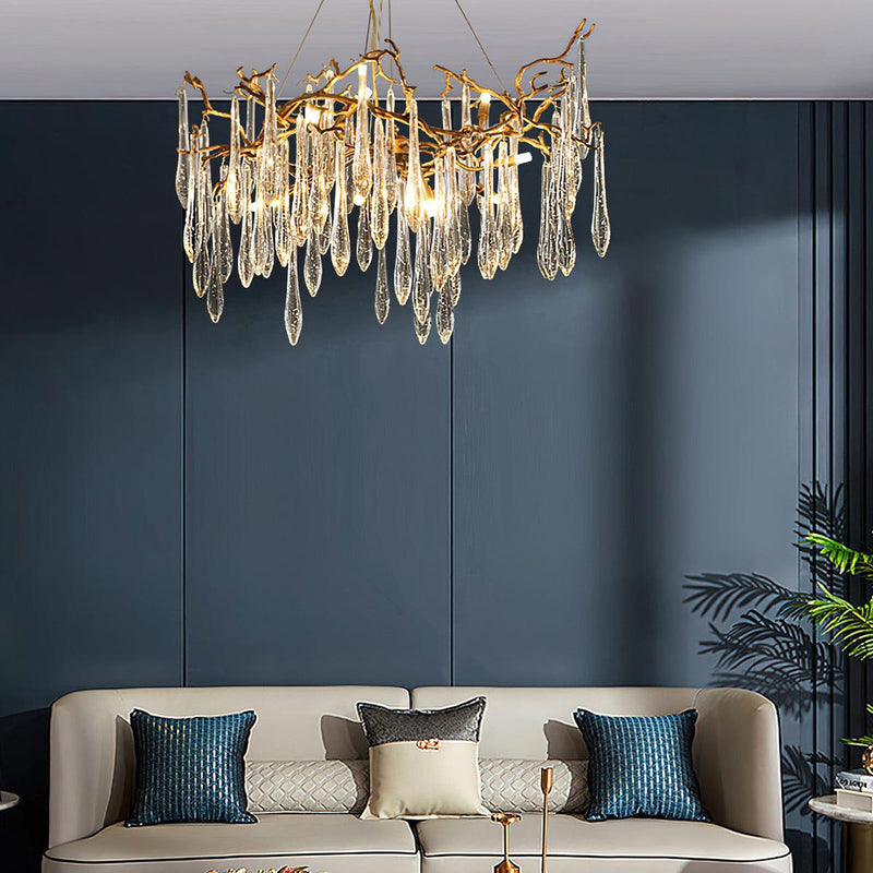 Aqua Empire Chandelier 43.3"