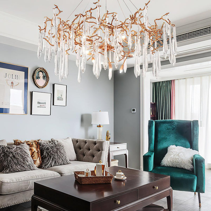 Aqua Empire Chandelier 43.3"