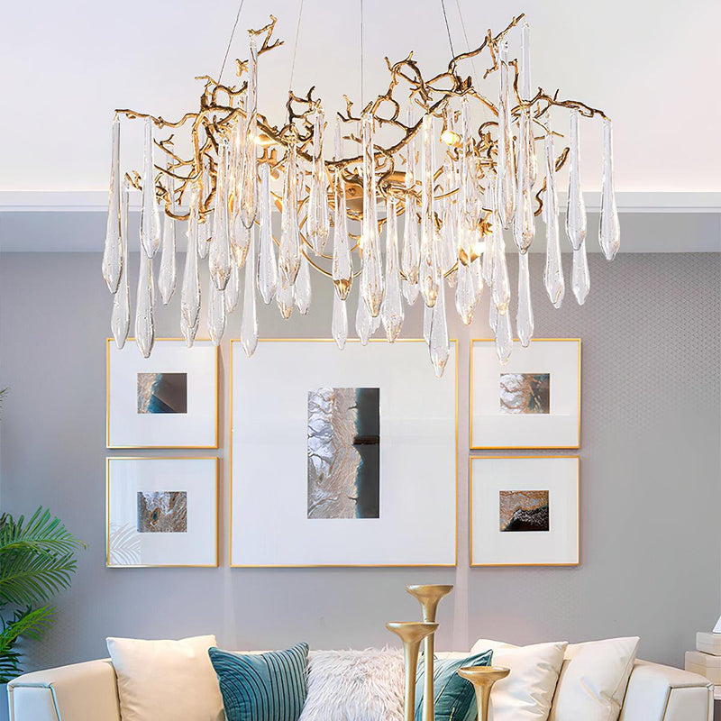 Aqua Empire Chandelier 43.3"