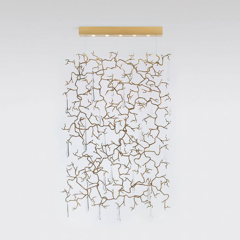 Aqua Window Chandelier