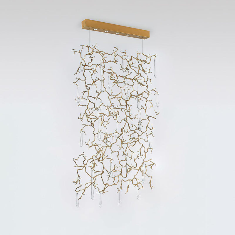 Aqua Window Chandelier