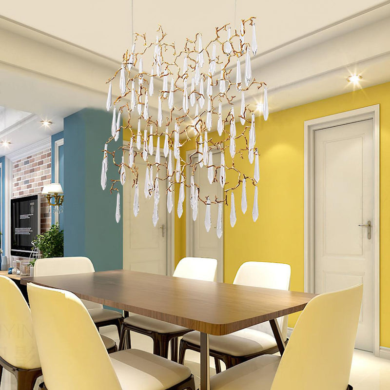 Aqua Window Chandelier