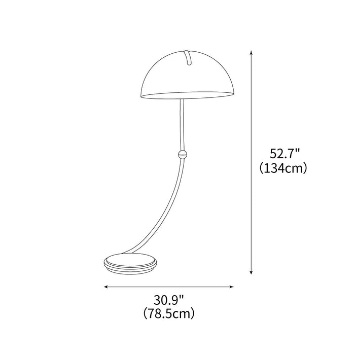 Arc Glow Floor Lamp 30.9"