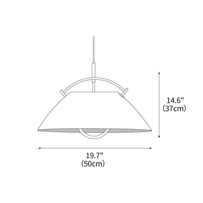 Arc Light Pendant Lamp 19.7"