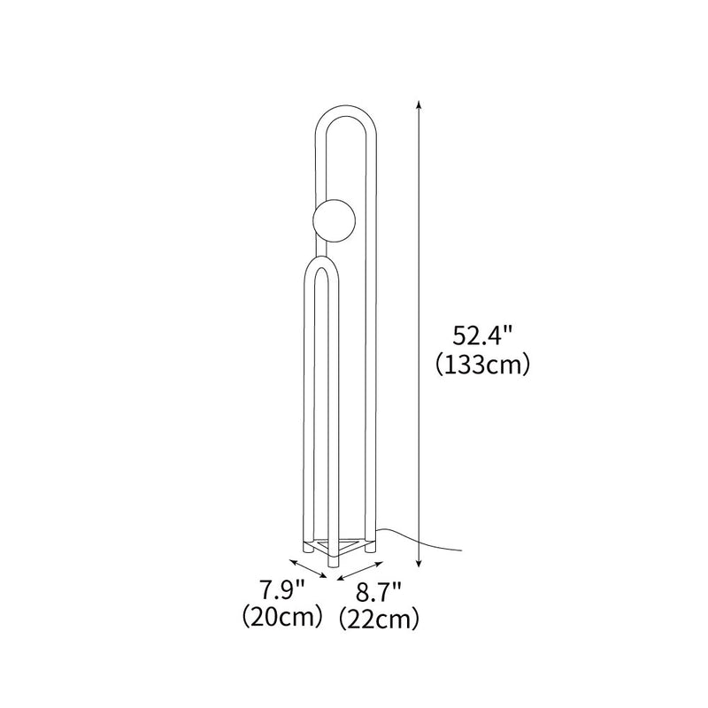 Arc N Floor Lamp 8.7"