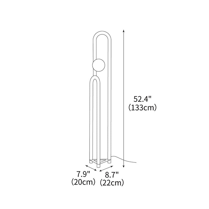 Arc N Floor Lamp 8.7"