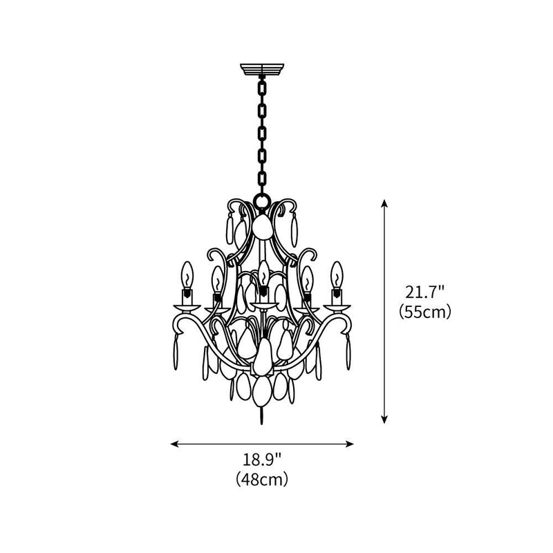 Arcimboldi Agate Chandelier