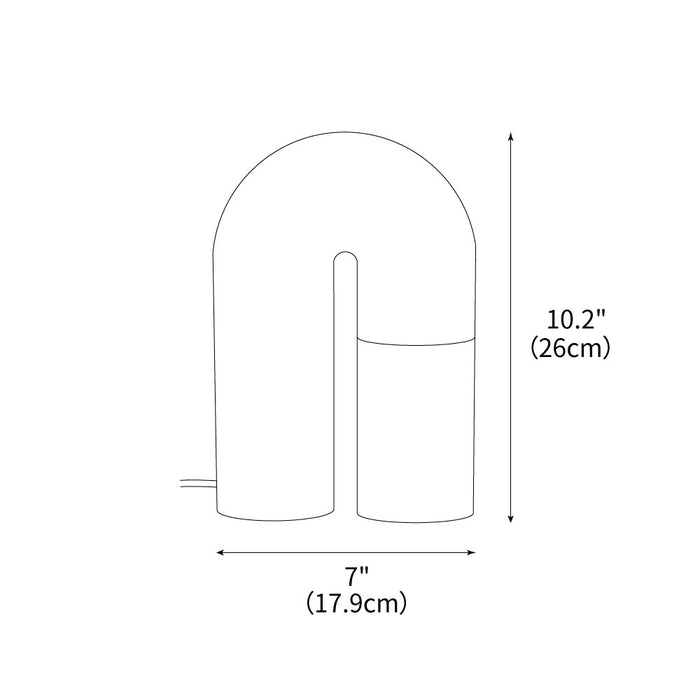 Arcus Wood Table Lamp