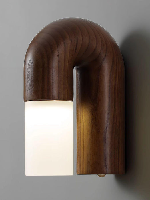 Arcus Wood Wall Lamp 7.1"