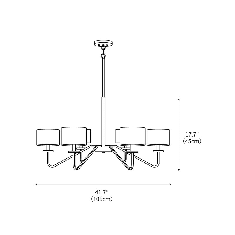 Arden Spoke Chandelier