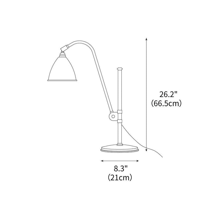 Arms Table Lamp 8.3"