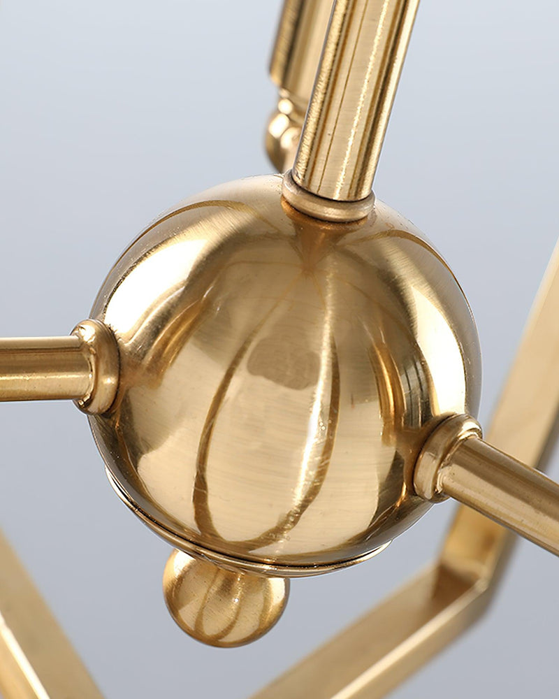 Art Deco Crest Pendant Light