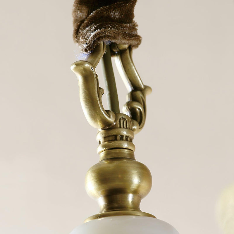 Art Deco Crest Pendant Light