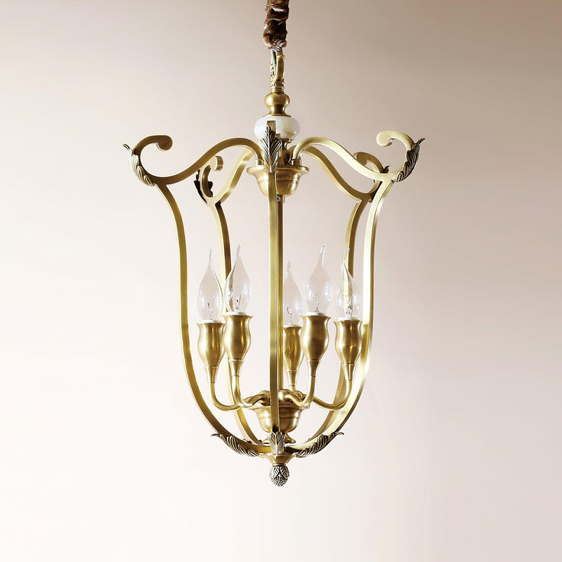 Art Deco Crest Pendant Light