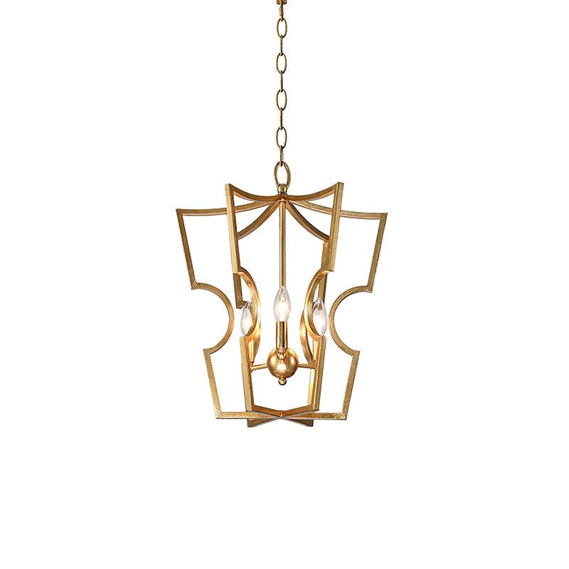 Art Deco Crest Pendant Light