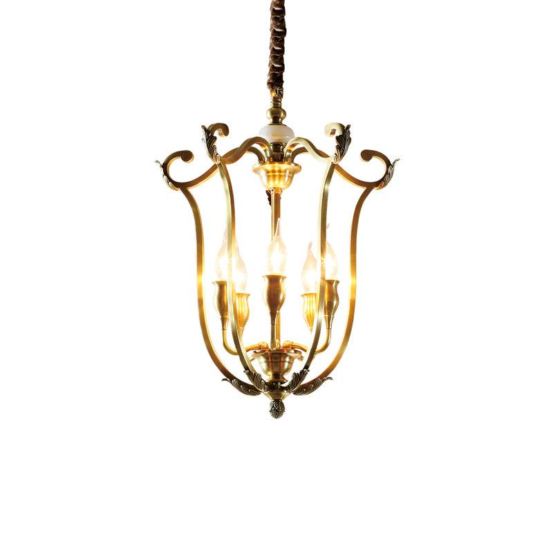 Art Deco Crest Pendant Light