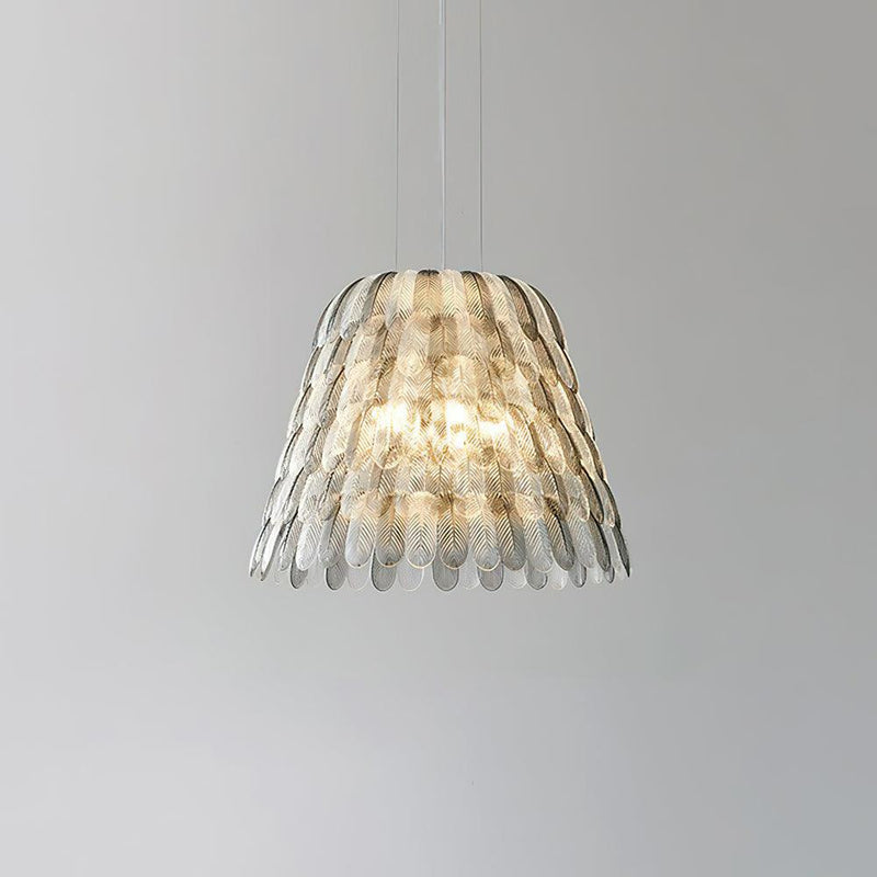 Artistic Feather Pendant Light 15.7"