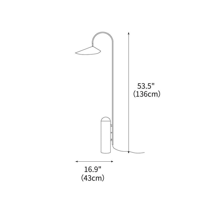 Arum Floor Lamp 16.9"