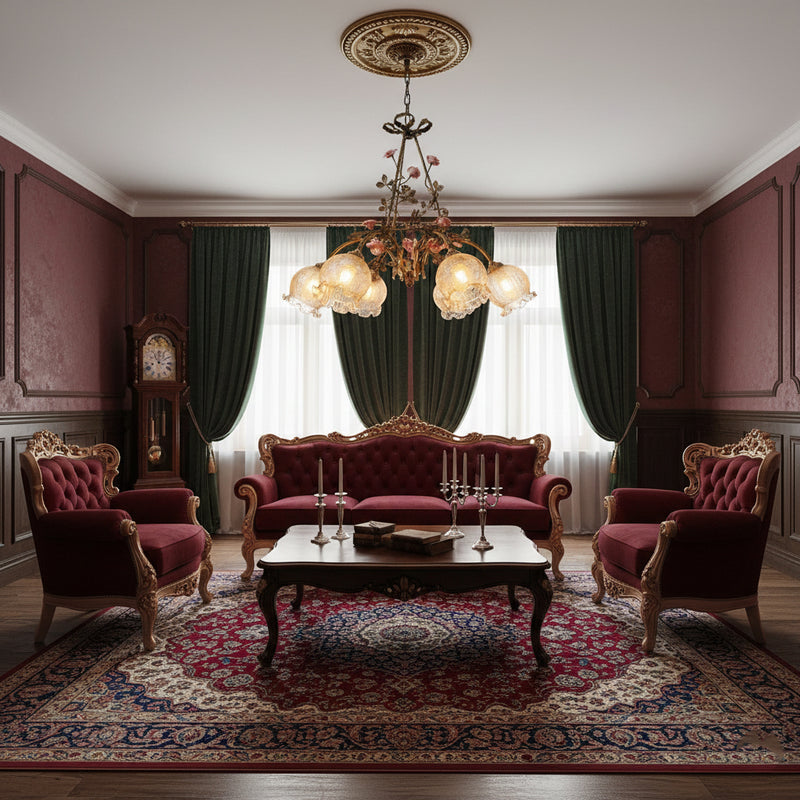 Asfour Brass Chandelier