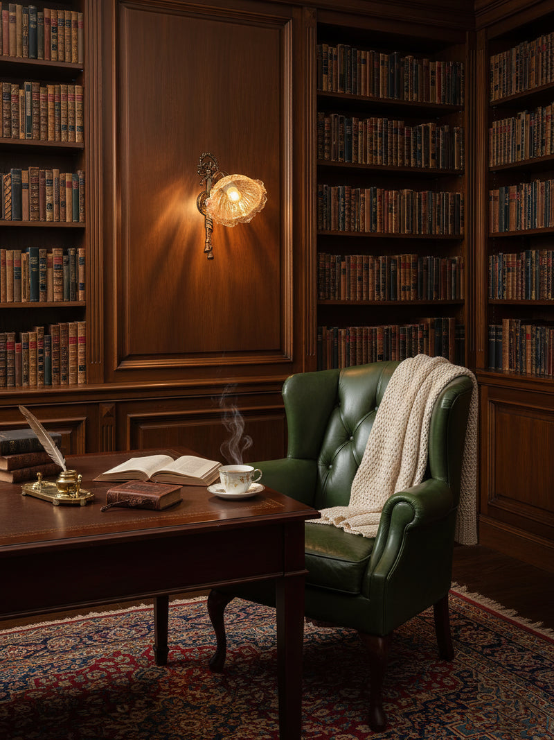 Asfour Brass Wall Lamp