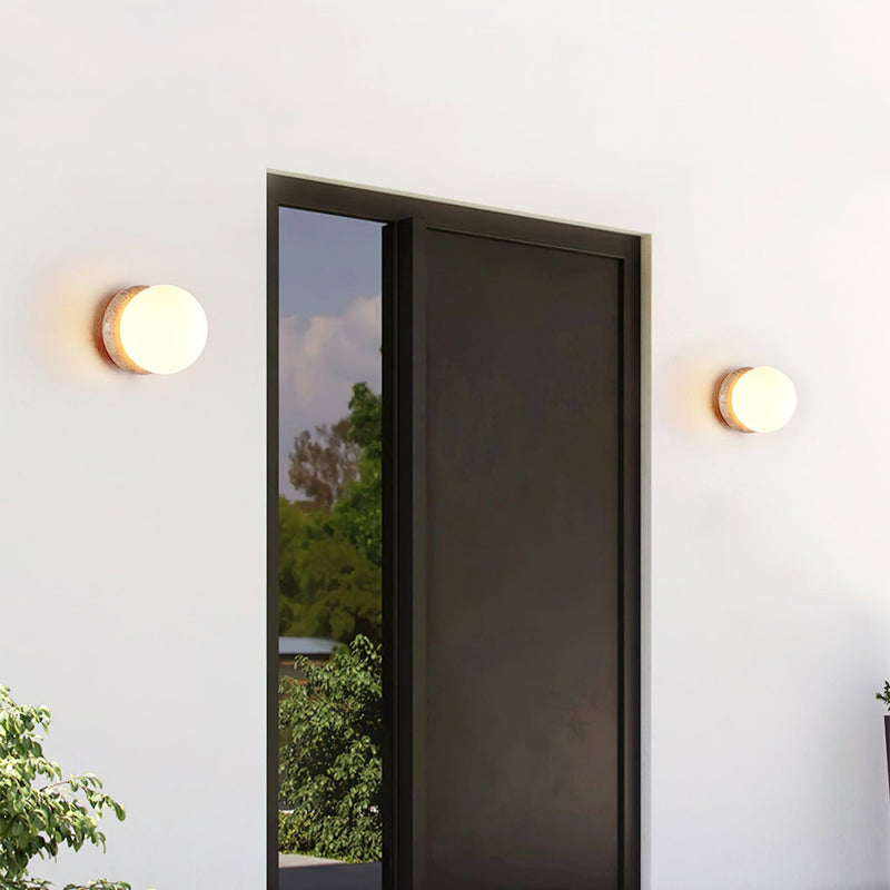 Asteroid Outdoor Wall Light 6.3"