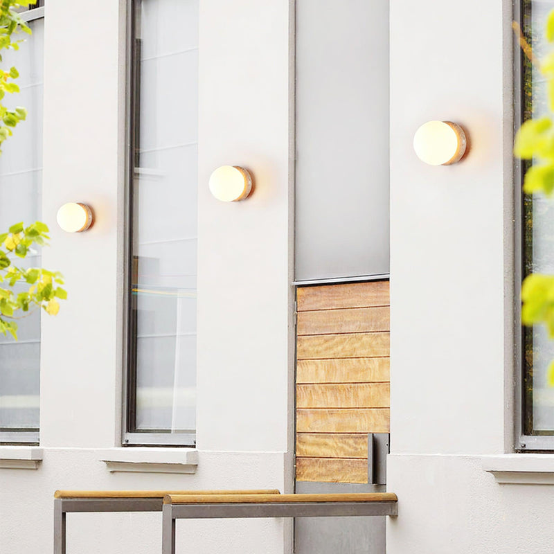 Asteroid Outdoor Wall Light 6.3"