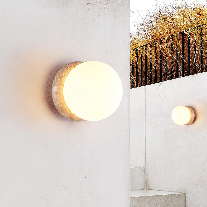 Asteroid Outdoor Wall Light 6.3"