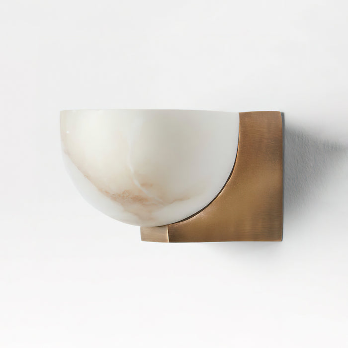 Ath Alabaster Wall Light 7.9"