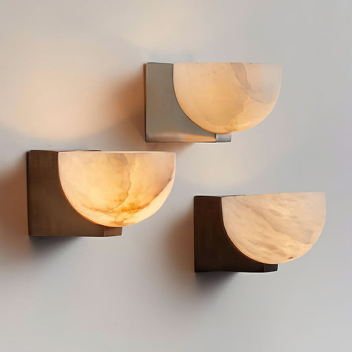 Ath Alabaster Wall Light 7.9"