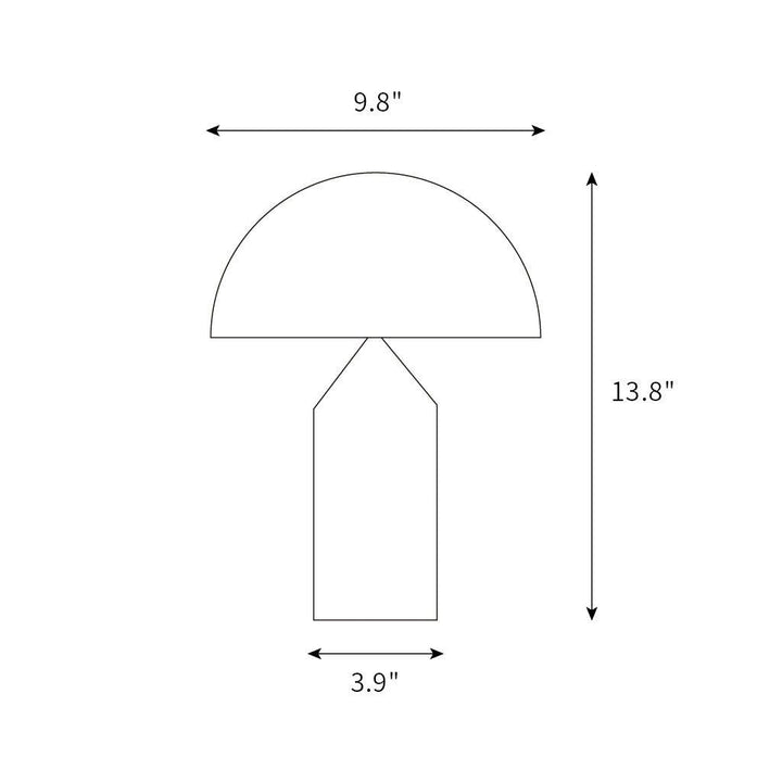 Atollo Metal Table Lamp – detail 3