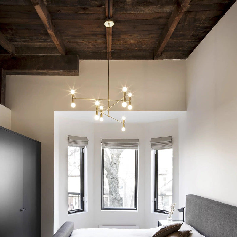 Atomium Chandelier 33.5"