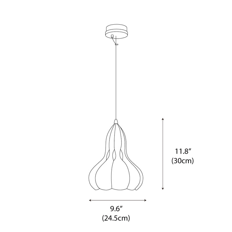 Aubree Wood Pendant Lamp