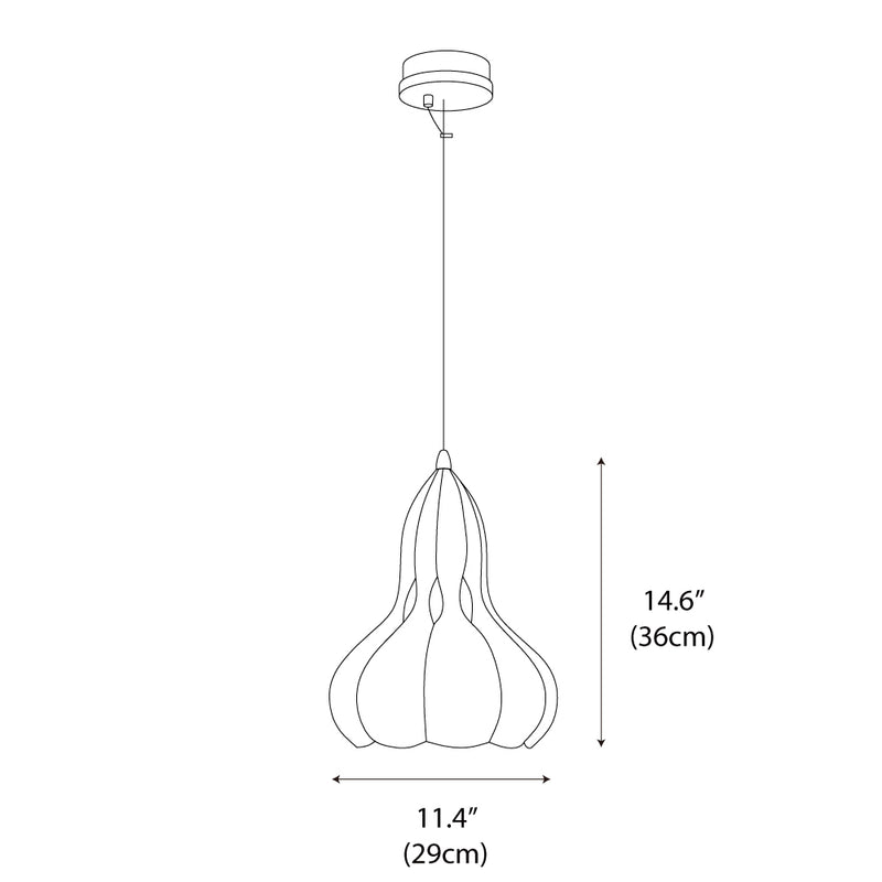 Aubree Wood Pendant Lamp