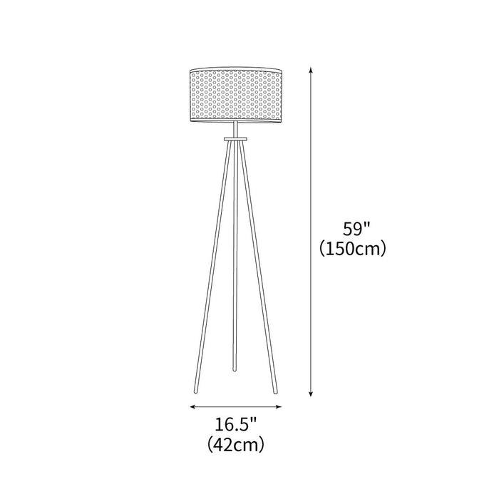 Aubrey Floor Lamp 16.5"