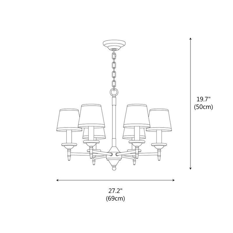 Aubrey Crown Chandelier