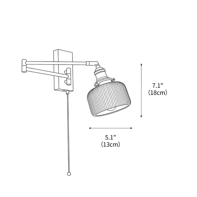 Aurelia Swing Arm Wall Lamp